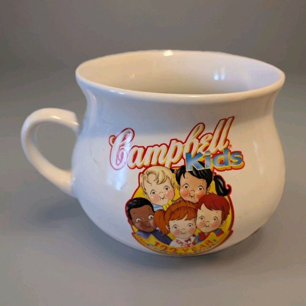 2003 Campbell Kids 100th Anniversary Mug Houston Harvest #31276 Vintage Bowl